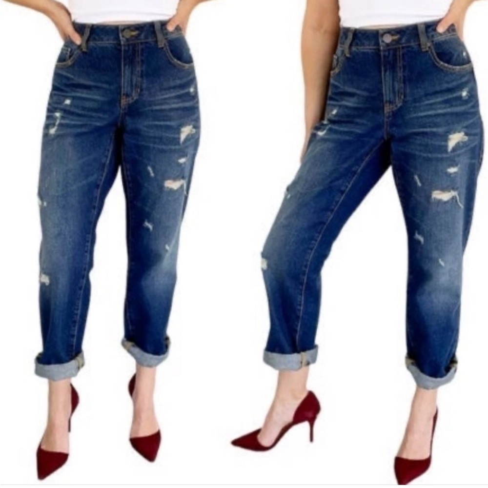 *NEW *| Cabi 4152 100% Boyfriend Jeans - Picture 1 of 7